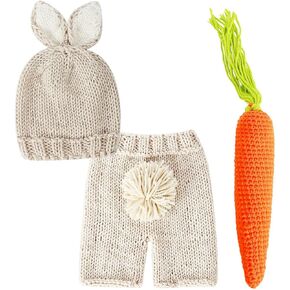 Yuehuam ملابس تصوير للأطفال حديثي الولادة مجموعة دعائم تصوير صوف ناعم مناسب لاستوديو الصور وأعياد الميلاد يوميًا in Kuwait