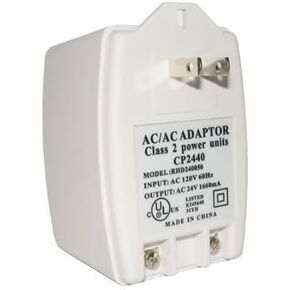 24V40AC 24V AC 40VA Transformer Input: AC 110V / 120V 60Hz Output: AC 24V 1660mA UL Listed 110V AC