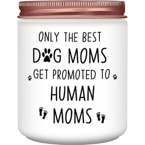 NANOOER New Mom Gifts, Best Gifts for Expecting Mom, Dog Mom Soy Wax Candle, Dog Mom Pregnancy Gift, Gifts for Dog Mom&Pet Lovers, New Mom Birthday Gifts for Women, Mothers Anniversary Day Dog Mom