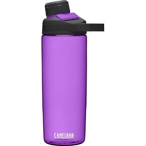 CamelBak Chute Mag BPA Free Water Bottle with Tritan Renew - Magnetic Cap Stows While Drinking, 25oz, Lava