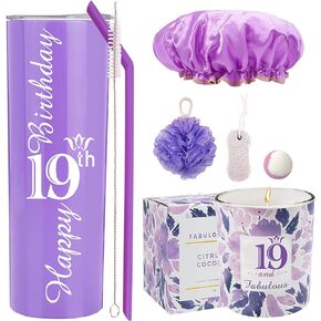 19th Birthday Gifts for Girl, Happy 19th Birthday, 19th Birthday Tumbler, Gifts for 19th Birthday Girl, 19th Birthday Decorations, Happy 19th Birthday Gift, 19th Birthday Party Supplies