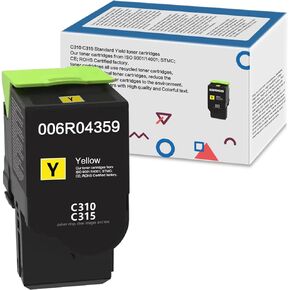 C310 C315 Black Toner Cartridge 3000 Page Yield Replacement for Xerox 006R004356 for Xerox C310 C315 C310DNI C310DNIM C315DNI Printer