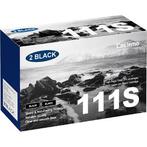 MLT-D111S Compatible M2020W Toner Cartridge Replacement for Samsung MLT-D111S 111S D111S to Use with Samsung Xpress M2020W Toner Cartridge, M2020W M2070FW M2070W M2020 M2024W Printer (2 Black)