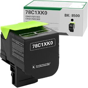 78C1X Compatible High Yield Toner Cartridge Replacement for Lexmark CS421 CX522 CX622 CS521 CX421 CX521 CS522 CX625 Printer High Yield (4 Pack)