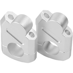 1 1/8" Universal Handlebar Bar Risers Motorcycle Bar Clamps 28mm Bar For Motorbike Pit Dirt Bikes Chrome Riser Height 38mm (1.5 "), 18mm (0.71") Backward or Forward