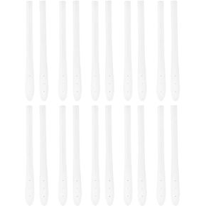 Artibetter 10 Pairs Silicone Eyeglasses End Tip Ear Sock Pieces Flat Mouth Ear Pads Tube Anti Slip Comfort Sunglasses Retainers for Eyeglass Sunglass Legs