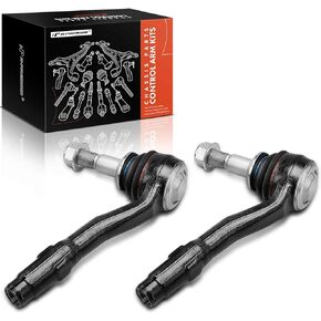 A-Premium 2 x Front Outer Tie Rod Ends, Compatible with BMW - 2002-2010 - 525i 528i 530i 535i 545i 550i & 745i 745Li 750i 750Li 760i 760Li & 645Ci 650i & M5 M6 & Alpina B7