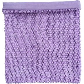 Lavender Crochet Tutu Top Lined 12 Inches X 10 Inches Elastic Crochet Tube Top