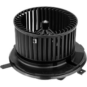 HVAC Blower Motor Assembly (Front) 1K1819015E Compatible with Audi A3 Quattro, Volkswagen Beetle CC Eos Golf R GTI Jetta Passat CC Rabbit R32 Tiguan Limited