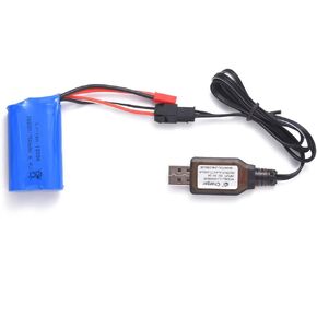 WLtoys A959-A A969-A A979-A L333 L353 لعبة سيارة 6.4 فولت بطارية قابلة للشحن JST وSM3P التوصيل 750 مللي أمبير (ليس ليس ليس لـ A959A A959A A979A)