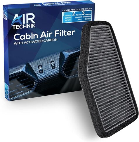 AirTechnik CF10548 Cabin Air Filter w/Activated Carbon | Fits 2007-2012 Ford Escape, 2007-2011 Mercury Mariner, 2008-2011 Mazda Tribute - 8L8Z-19N619-B/ZZCA-61-J6X in Saudi Arabia
