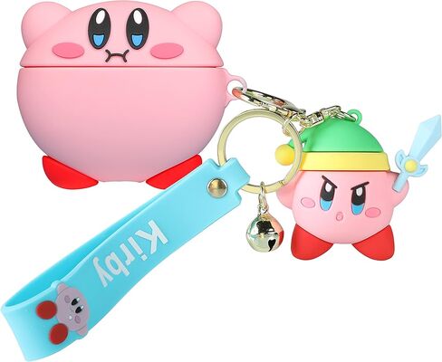 Besoar Keychain Kriy for Airpod Pro 2019/Pro 2 Gen 2022 حافظة كارتونية لطيفة شخصية Kawaii سيليكون تصميم غطاء ثلاثي الأبعاد لـ Airpods Pro متعة مضحكة أنيقة للفتيات والأولاد في سن المراهقة حالات الأطفال Air Pods Pro in Kuwait