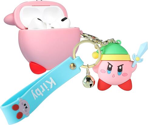 Besoar Keychain Kriy for Airpod Pro 2019/Pro 2 Gen 2022 حافظة كارتونية لطيفة شخصية Kawaii سيليكون تصميم غطاء ثلاثي الأبعاد لـ Airpods Pro متعة مضحكة أنيقة للفتيات والأولاد في سن المراهقة حالات الأطفال Air Pods Pro in Kuwait