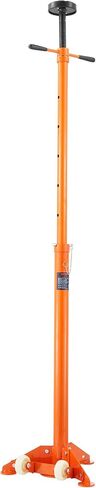 VEVOR SJS-10 Underhoist 3/4 Ton Capacity Under Hoist Jack Stand, Lifting from 38.4" to 74.8", Bearing Mounted Spin Handle, Two Wheels, Self-Locking Threaded Screw, Support Vehicle Components, Orange in Saudi Arabia