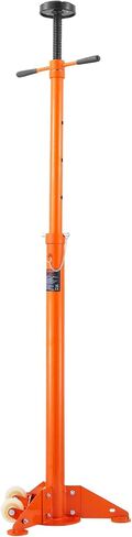 VEVOR SJS-10 Underhoist 3/4 Ton Capacity Under Hoist Jack Stand, Lifting from 38.4" to 74.8", Bearing Mounted Spin Handle, Two Wheels, Self-Locking Threaded Screw, Support Vehicle Components, Orange in Saudi Arabia