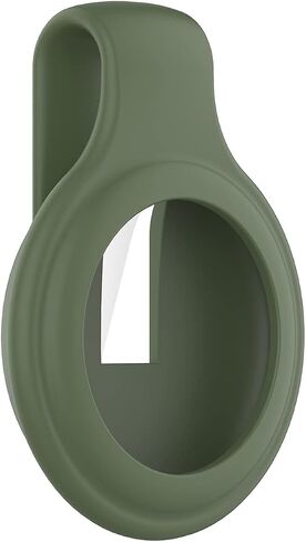 Clip Holder Compatible with Apple Airtags Tracker Finder, Soft Silicone Replacement Case Clip for Airtags (10Colors) in Kuwait