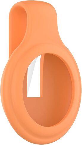 Clip Holder Compatible with Apple Airtags Tracker Finder, Soft Silicone Replacement Case Clip for Airtags (10Colors) in Kuwait