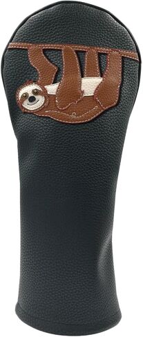 Golf Club Covers Headcovers PU Leather Animal Bird Plant Flower for Driver Fairway Woods Hybrid Protector with Interchangeable Number Tag in Saudi Arabia