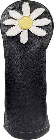 Golf Club Covers Headcovers PU Leather Animal Bird Plant Flower for Driver Fairway Woods Hybrid Protector with Interchangeable Number Tag in Saudi Arabia