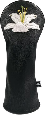 Golf Club Covers Headcovers PU Leather Animal Bird Plant Flower for Driver Fairway Woods Hybrid Protector with Interchangeable Number Tag in Saudi Arabia