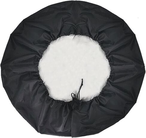 Fly Eagle with American Flag Spare Tire Cover Polyester Dust-Proof Wheel Tire Cover Protectors Universal for Jeep Trailer Rv SUV Truck Camper Trailer Accessories 15 Inch Fits for Diameter 27''~29'' in Saudi Arabia