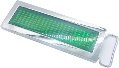DIY Text Name Flash Chrome LED Scroling Belt Buckle Party 3 Colors Options in Saudi Arabia