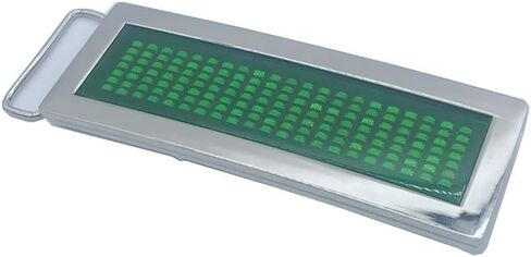 DIY Text Name Flash Chrome LED Scroling Belt Buckle Party 3 Colors Options in Saudi Arabia