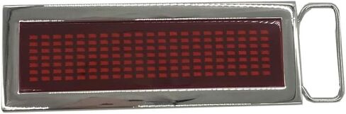 DIY Text Name Flash Chrome LED Scroling Belt Buckle Party 3 Colors Options in Saudi Arabia