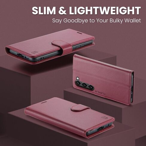 for Samsung Galaxy S23 Plus/S23+ Wallet Case with RFID Blocking Credit Card Holder, PU Leather Folio Flip Kickstand Protective Shockproof Cover Women Men for Samsung S23 Plus Phone case(Black) in Saudi Arabia