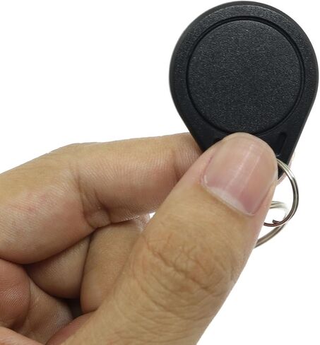 Maxmoral 10 قطعة من البلاستيك الأسود معرف 125 كيلو هرتز RFID قابل للكتابة وإعادة الكتابة T5577 مفتاح فوب للكاتب RFID in Saudi Arabia