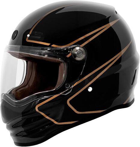 TORC T9 Fiberglass Full Face Retro Motorcycle Helmet DOT & ECE Approved in Saudi Arabia
