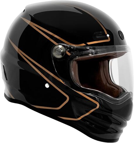 TORC T9 Fiberglass Full Face Retro Motorcycle Helmet DOT & ECE Approved in Saudi Arabia