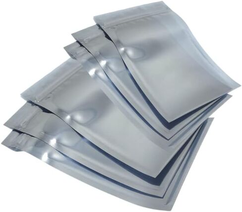 أكياس مضادة للكهرباء الساكنة، أكياس ESD قابلة للإغلاق، 100 قطعة حقيبة مضادة للكهرباء الساكنة مع 100 قطعة من الملصقات المضادة للكهرباء الساكنة لمحرك الأقراص الصلبة، ومعالج بطاقة اللوحة الأم، وذاكرة الوصول العشوائي، والأجهزة الإلكترونية in Kuwait