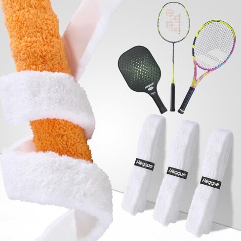3 Packs Towel Grip Tape for Pickleball Paddle Tennis Badminton Racket Overgrip Comfort Dry Feel Racquet Handle Wrap Pickle Ball Equipment Accessories Kit Tennis Lovers Women Men Ideal in Kuwait
