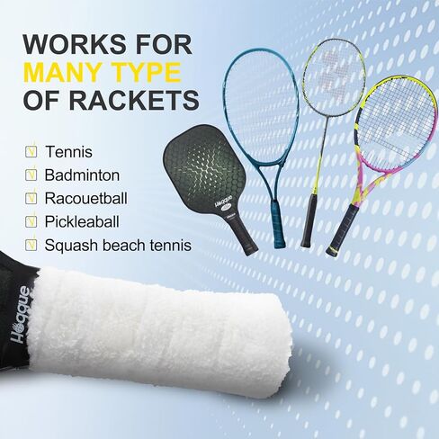 3 Packs Towel Grip Tape for Pickleball Paddle Tennis Badminton Racket Overgrip Comfort Dry Feel Racquet Handle Wrap Pickle Ball Equipment Accessories Kit Tennis Lovers Women Men Ideal in Kuwait