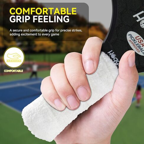 3 Packs Towel Grip Tape for Pickleball Paddle Tennis Badminton Racket Overgrip Comfort Dry Feel Racquet Handle Wrap Pickle Ball Equipment Accessories Kit Tennis Lovers Women Men Ideal in Kuwait