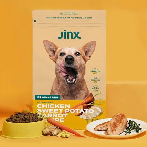 Jinx Chicken, Brown Rice, Sweet Potato & ALS Kibble Dry Dog Food, 4 lbs. in Saudi Arabia
