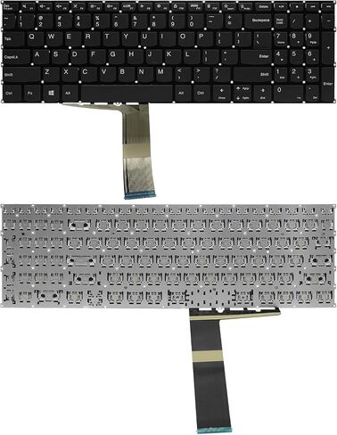 3-15ITL6 استبدال لوحة المفاتيح بإضاءة خلفية أمريكية لجهاز Lenovo IdeaPad 3-15ITL6 3-15ALC6 5-15ARE05 5-15ALC05 5-15ITL05 5-15IIL05 S350-15IML S350-15IIL غير بإضاءة خلفية in Saudi Arabia