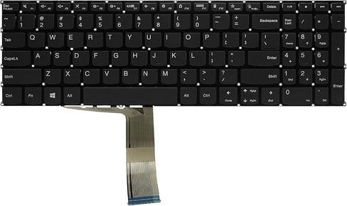 3-15ITL6 استبدال لوحة المفاتيح بإضاءة خلفية أمريكية لجهاز Lenovo IdeaPad 3-15ITL6 3-15ALC6 5-15ARE05 5-15ALC05 5-15ITL05 5-15IIL05 S350-15IML S350-15IIL غير بإضاءة خلفية in Saudi Arabia