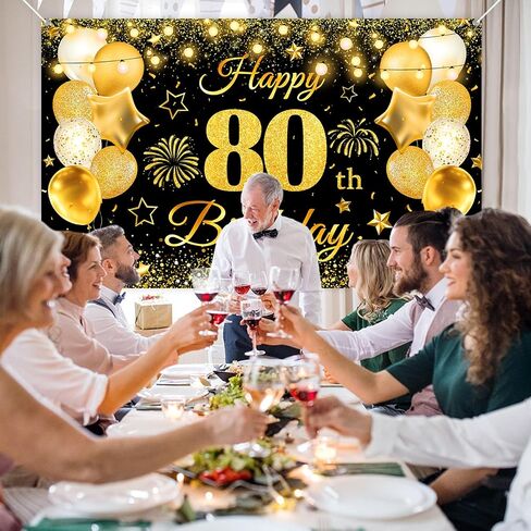 30th Birthday Banner 30th Birthday Decorations for Men 30th Birthday Backdrop Black and Gold 30th Birthday Decorations 30th Birthday Party Supplies in Saudi Arabia