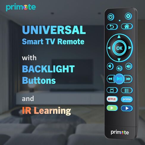 Backlit Remote Replacement for Toshiba/Insignia Smart TV, Compatible with Fire/Roku SmartTV - w/Soundbar Audio Control - (No Voice Search) [NOT for Stick] in Saudi Arabia