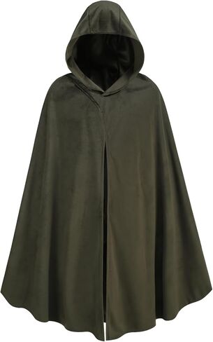 عباءة بغطاء للرأس من العصور الوسطى من Yolsun عصر النهضة مع غطاء للرأس للبالغين، أزياء تنكرية للهالوين in Kuwait