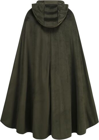 عباءة بغطاء للرأس من العصور الوسطى من Yolsun عصر النهضة مع غطاء للرأس للبالغين، أزياء تنكرية للهالوين in Kuwait