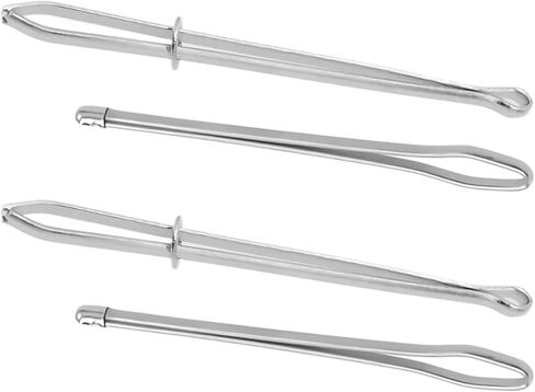 Joyangy Pack of 4 Drawstring Threader, Bodkin Threader Tweezers Sewing Tool, 2.6 + 3.1 Inch Sewing Tweezer Tool for Replacement Drawstring for Sweatpants, Tweezers Clips for Machine Hand Sewing in Saudi Arabia