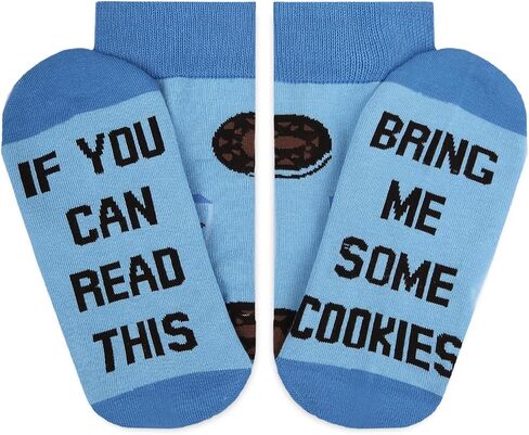 جوارب Benefeet Sox المضحكة إذا كنت تستطيع قراءة هذه الجوارب، أحضر لي تاكو وقهوة وطعام مجنون، جوارب للرجال والأولاد مبتكرة in Saudi Arabia
