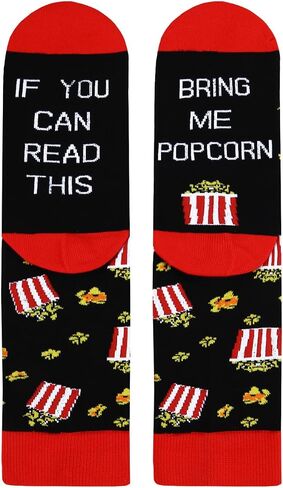 جوارب Benefeet Sox المضحكة إذا كنت تستطيع قراءة هذه الجوارب، أحضر لي تاكو وقهوة وطعام مجنون، جوارب للرجال والأولاد مبتكرة in Saudi Arabia