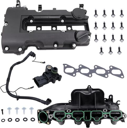 ترقية غطاء صمام المحرك ومجموعة مشعب السحب المتوافقة مع 2012-2020 تشيفي سونيك كروز تراكس بويك إنكور 1.4L يستبدل # 615-380KIT 55573746 615-380 264-968 25198874 25200449 in Kuwait