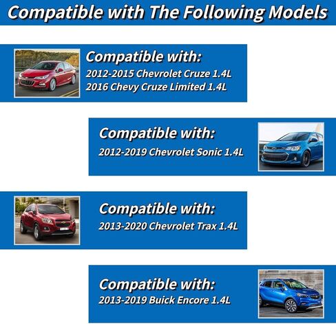 ترقية غطاء صمام المحرك ومجموعة مشعب السحب المتوافقة مع 2012-2020 تشيفي سونيك كروز تراكس بويك إنكور 1.4L يستبدل # 615-380KIT 55573746 615-380 264-968 25198874 25200449 in Kuwait
