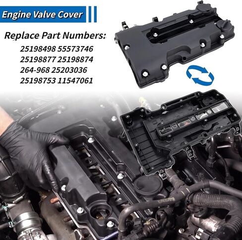 ترقية غطاء صمام المحرك ومجموعة مشعب السحب المتوافقة مع 2012-2020 تشيفي سونيك كروز تراكس بويك إنكور 1.4L يستبدل # 615-380KIT 55573746 615-380 264-968 25198874 25200449 in Kuwait
