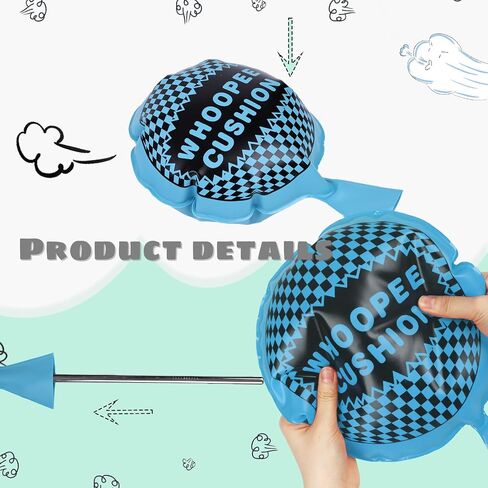 POPLAY 3 Packs Whoopee Cushions, Fart Prank for Novelty Party Favors Kids and Adults Fart Pillow Novelty Gifts in Saudi Arabia